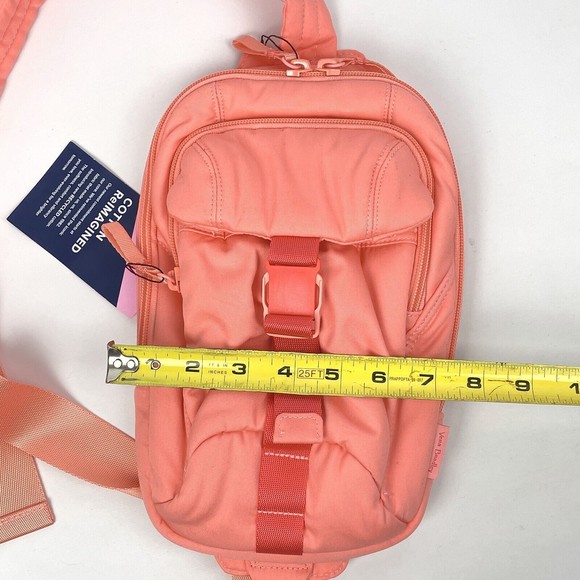 NWT Vera Bradley Utility Sling Backpack Desert Flower Pink Recycled Cotton - Picture 14 of 16